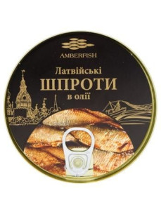 Шпроти в олії Amberfish 0.160 грм