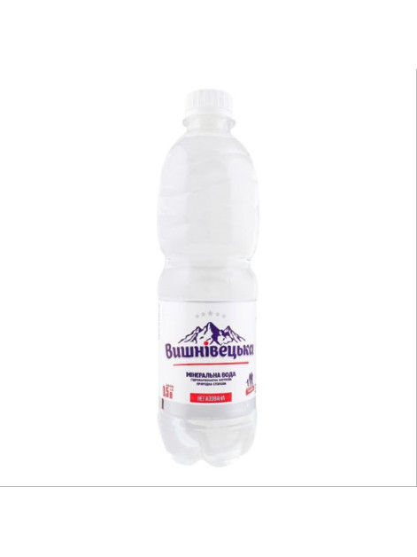 Вода Вишнівецька мінеральна н/г 0,5 л