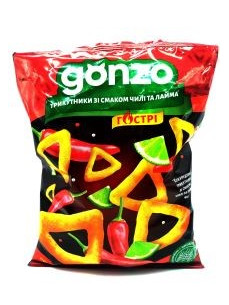 Gonzo Кукурудзяні кільця/трикутники в асорт 40г