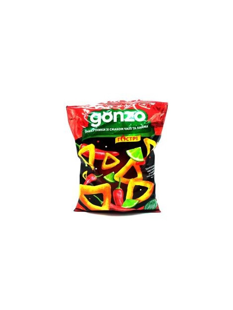 Gonzo Кукурудзяні кільця/трикутники в асорт 40г