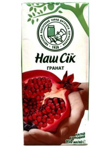 Наш Сік Нектар в асортименті 950мл