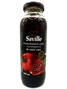 Saville Сік Гранатовий 100% 240мл
