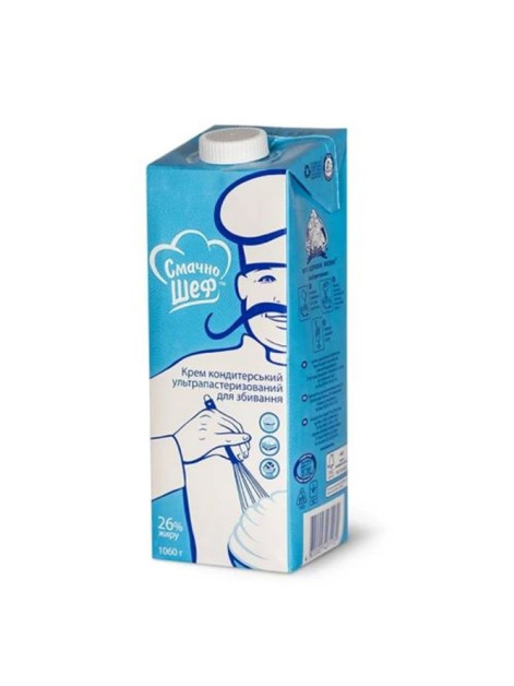 Смачно Шеф Вершки 26% 1л