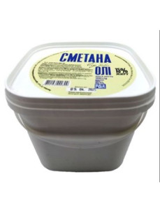 Сметана від Баби Олі 15% відро 900г