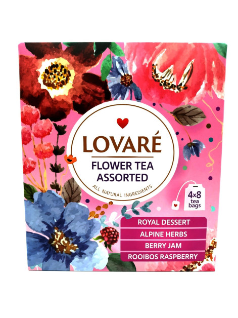 Чай Lovare в асортименті 32*1,5г