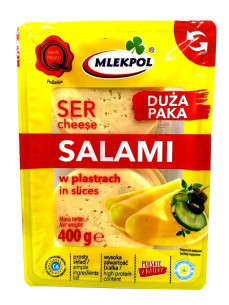 Mlekpol Salami Сир нарізка салямі 400г
