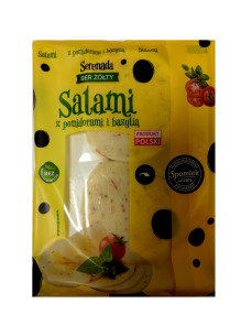 Serenada Сир нарізка Mleczny / Салямі 135г