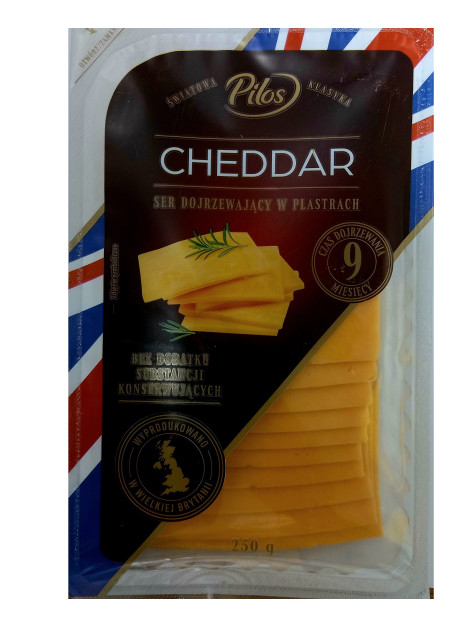 Pilis Cheddar Сир нарізка 250г