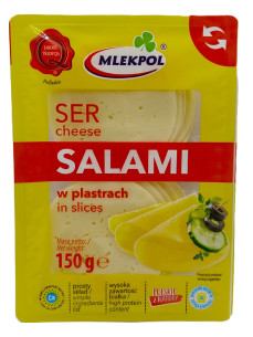 Mlekpol Сир Салямі нарізка 150г