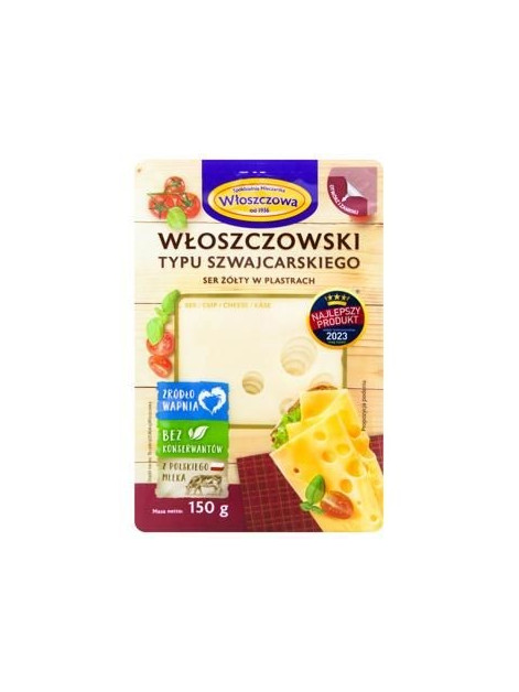 Wloszczowa Сир нарізка Wloszczowski швейц.150 грм