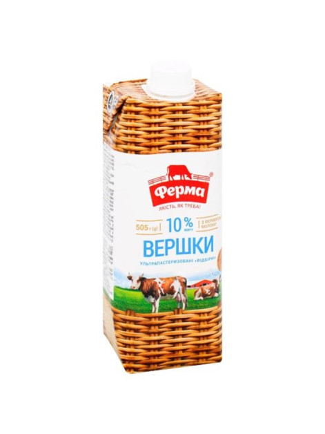 Ферма Вершки 10% 500мл