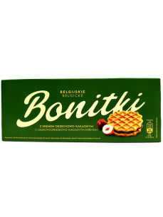 Bonitki Вафлі Бельгійські з горіх. пастою 100г