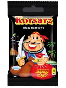 Драже Korsarz з кокосом 60гр тест