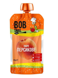 Bob Snail Пюре фруктове персик 250г