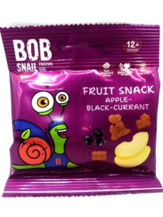 Bob Snail Фруктовий снек в асорт. 20гр