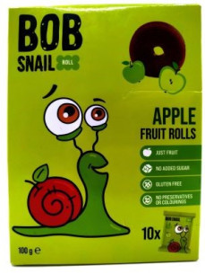 Bob Snail фруктові роли в асорт. 100г
