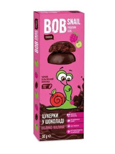 Н-ні цукерки ТМ Bob Snailв шоколаді 30гр