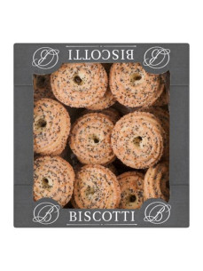 Biscotti Печиво Маргаритка з маком 400г