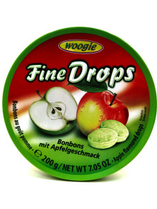 Woogle Дропси льодяники фруктові в асортиметі з/б 175г