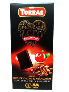 Torras Zero Шоколад без цукру зі смакоами в асорт. 100г-125г