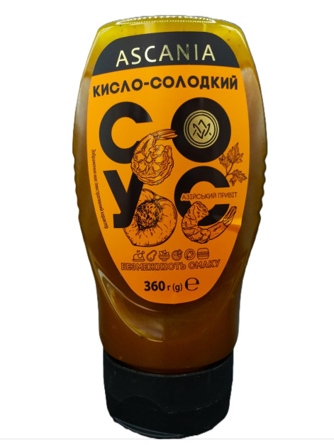 Асканія Соус Кисло-Солодкий ПЕТ 300мл