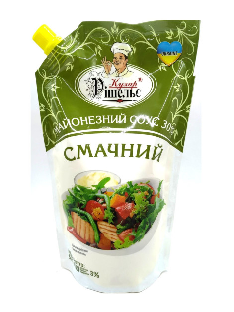 Кухар Рішельє Майонез Смачний 30% д/п 500г