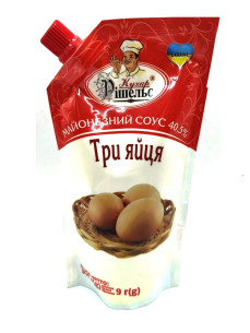 Кухар Рішельє Майонез Три яйця 40,5% д/п 300г