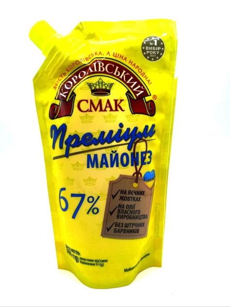 Кор. смак Майонез Преміум 67% 300г
