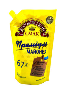 Кор. смак Майонез преміум 67% 500г