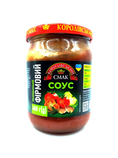 Кор. Смак Соус томатний Фірмовий с/б 480г