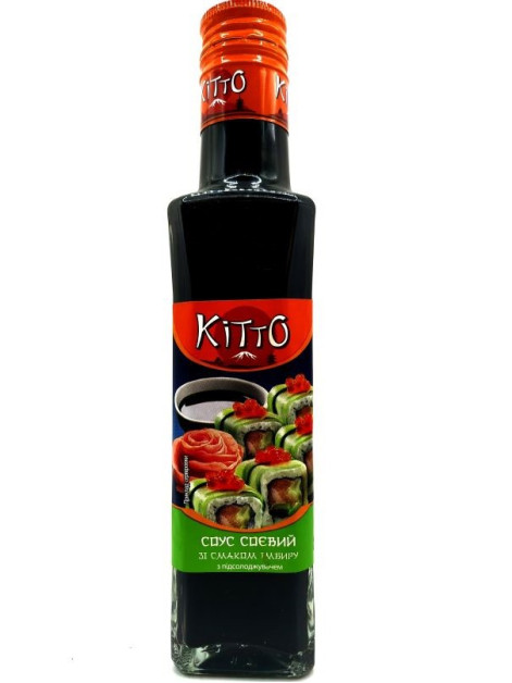 Соус Соєвий Кітто в асортиментi 0,200 мл скло