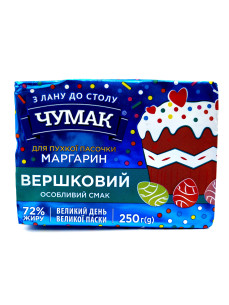 Чумак Маргарин Вершковий 72% 250г