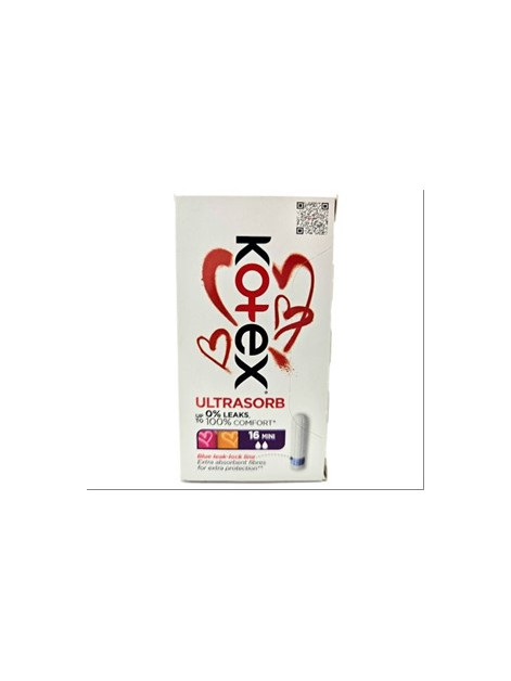 Тампони Kotex міні 16 + 8 шт