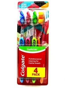 Зубна щітка Colgate твістер 4шт