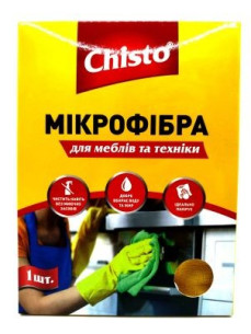 Chisto Серветка з мікрофібри для меблів і техніки 1шт