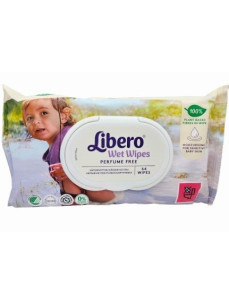 Серветки вологі Libero 64шт