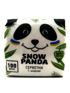 Серветки Сніжна Панда 100 шт