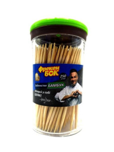 Зубочистки бамбукові Фрекен Бок 250 шт
