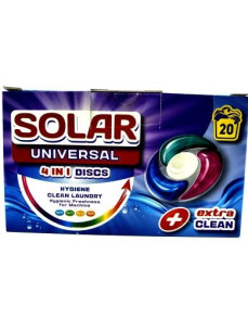 Solar капсули для прання Universal в асорт. 20шт