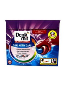 DenkMit Капсули для прання кольрових речей 22шт