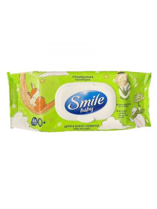 Smile Baby Вологі серветки 84шт