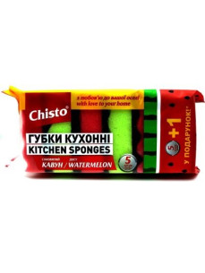 Chisto Губка кухонна в асортименті 5 + 1шт