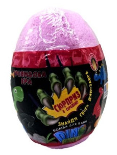 DinoBath Бомба для ванни з сюрпризом в асорт.145г