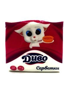 Диво Серветки столові в асорт. 100шт