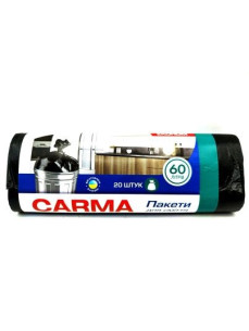 Пакети для сміття Carma 60л 20шт