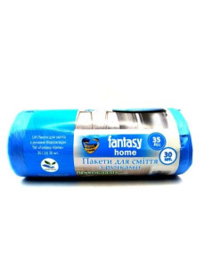 Fantasy Пакет для сміття з ручками 35л 30шт