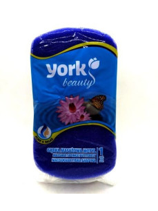 Мочалка масажна кольорова TM York