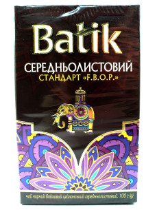 Batik Чай чорний середньолистовий 100г