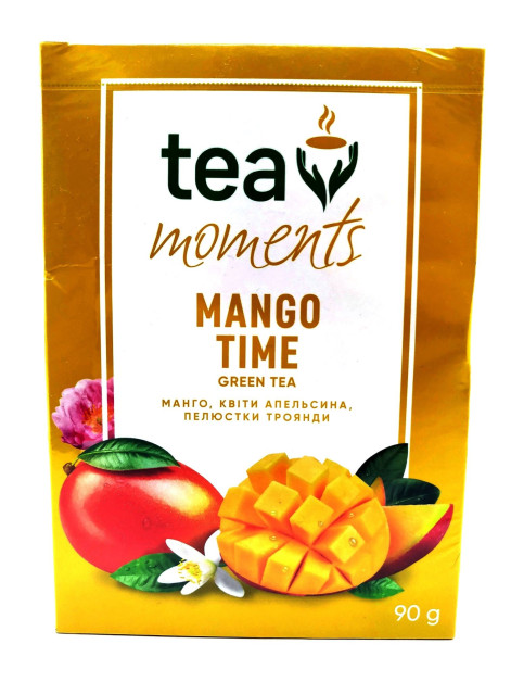 Чай Tea Moments чорний Mango time 90гр