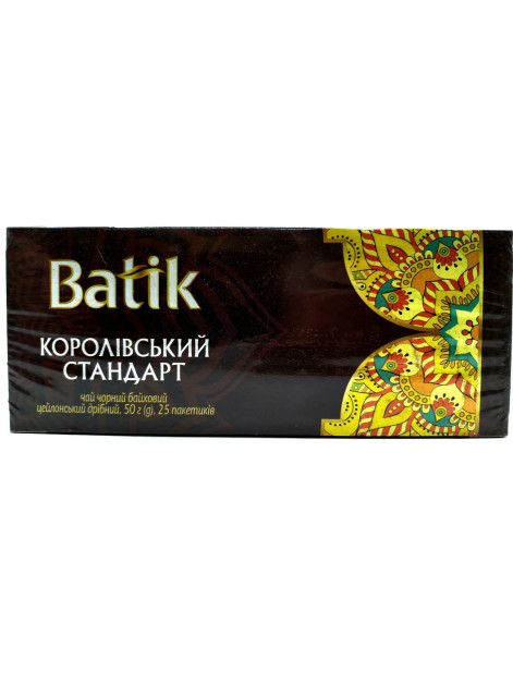 Батік Чай чорний 25п
